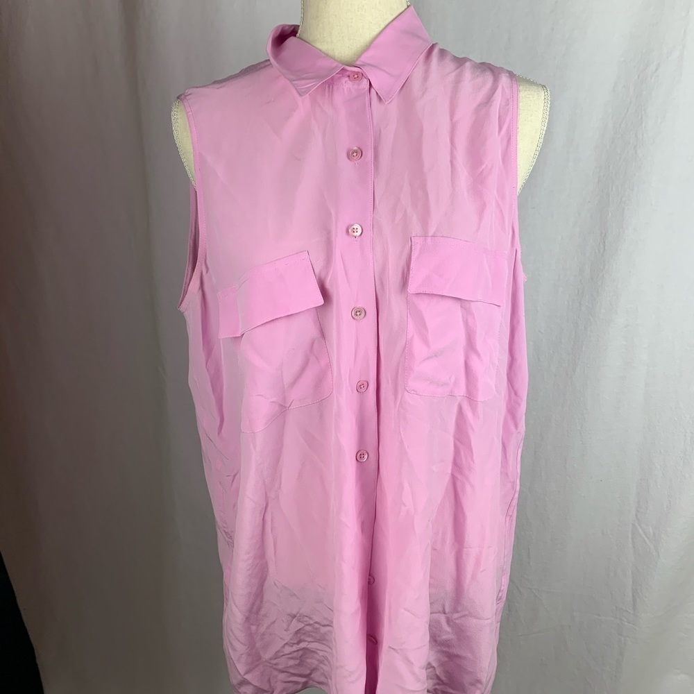 Equipment pink blouse